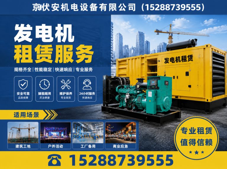 六盘水柴油发电机组出租展示图